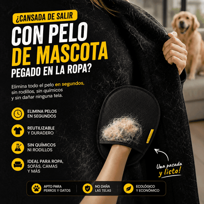 SAL DE CASA SIN PELOS DE MASCOTA